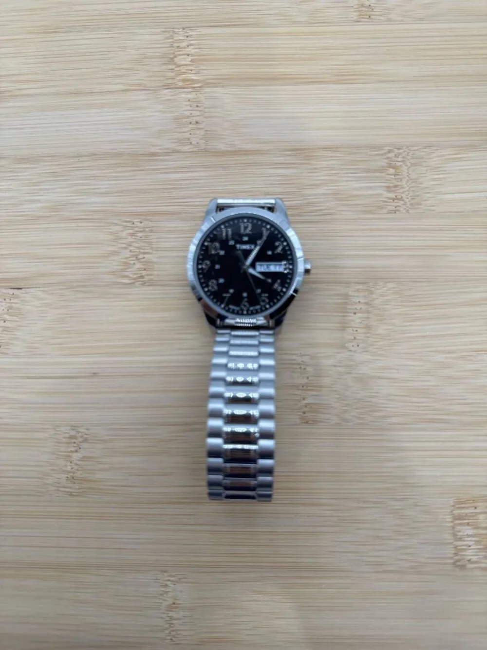 Timex Mens Watch TW2V31400 Quartz Indiglo Black Dial Day Date 36mm